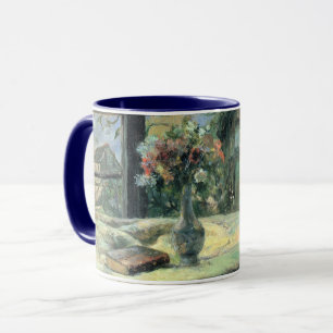 Taza La vinagre de flores Paul Gauguin en la ventana