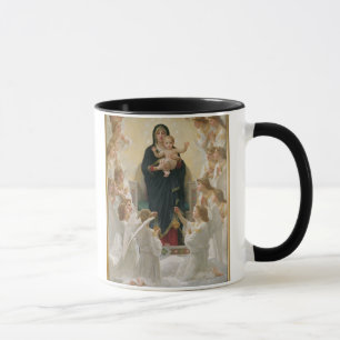 Taza La Virgen con Angels, 1900
