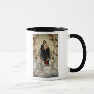 Taza La Virgen con Angels, 1900