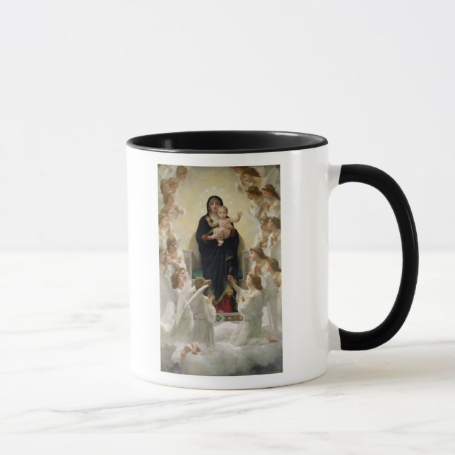 Taza La Virgen con Angels, 1900 (Derecha)