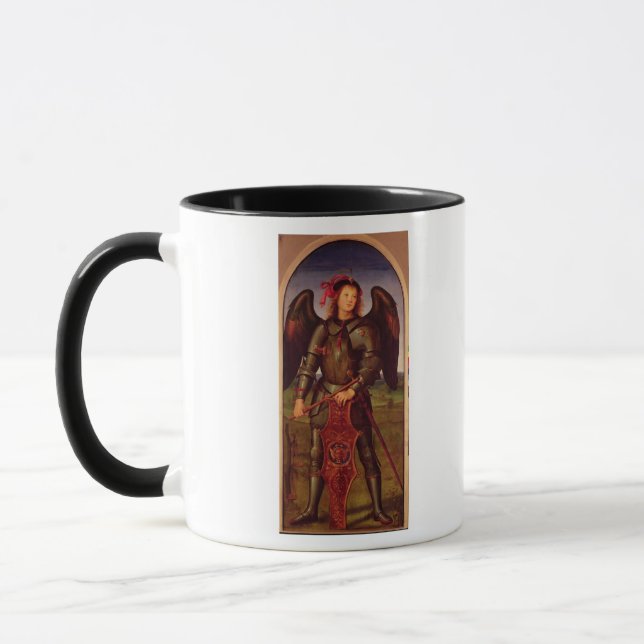 Taza La Virgen y el niño con los SS. Raphael y (Izquierda)