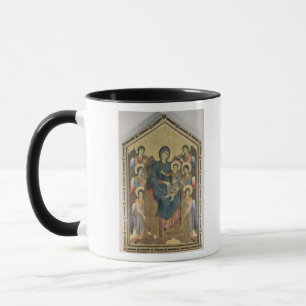 Taza La Virgen y el niño en majestad