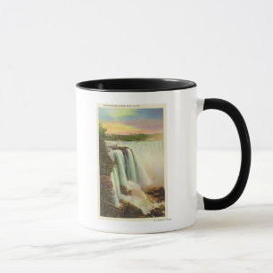 Taza La vista de la herradura baja de la isla de la