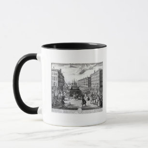 Taza La vista y los humores del Billingsgate, 1736