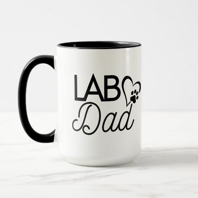 Taza "Lab Dad" Coffee Mug (Izquierda)