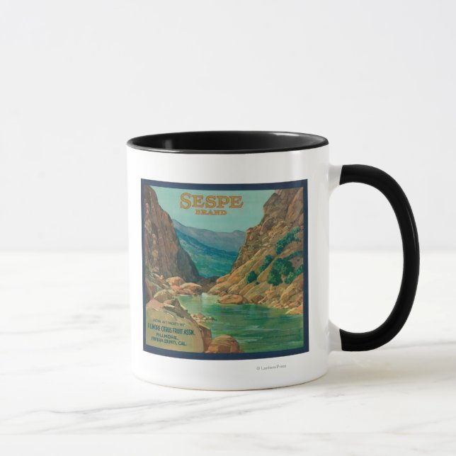 Taza LabelFillmore, CA (Derecha)