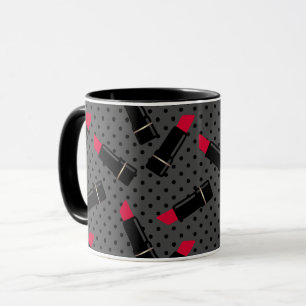 Taza Labial rojo retro