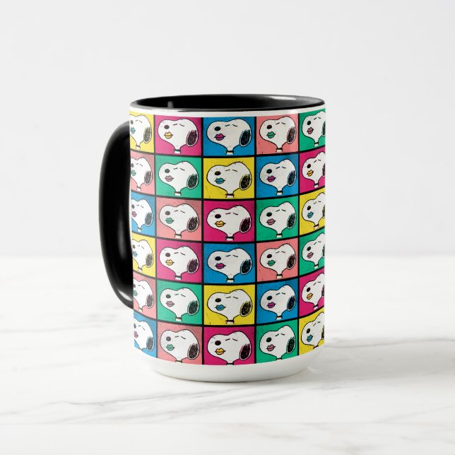 Taza Labios de noopia de arte pop | Modelo Mod for You (Anverso izquierdo)