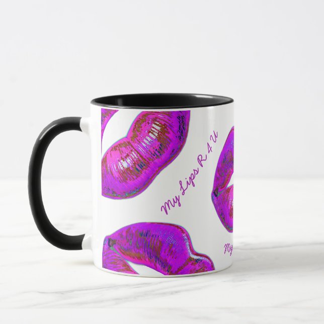 Taza Labios de Venus Cibernética - Mis Labios son para  (Izquierda)