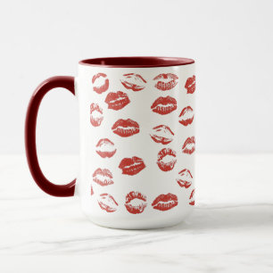 Taza Labios rojos