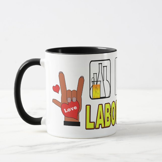 TAZA LABORATORIO DE AMOR DE LA PAZ (Izquierda)