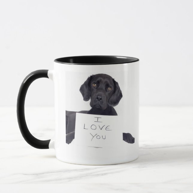 Taza Labrador negro 13 meses (Izquierda)