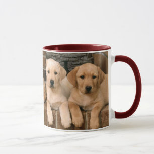 Taza Labrador retriever amarillo