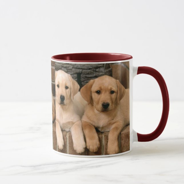 Taza Labrador retriever amarillo (Derecha)