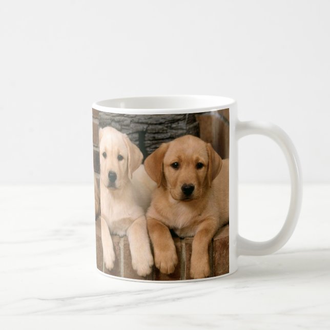 Taza Labrador retriever amarillo (Derecha)