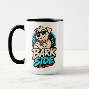 Taza Lado Ladrido Perro PNG, Diseño de sublimación de p