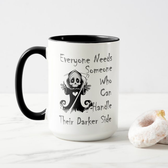Taza Lado más oscuro (Con donut)