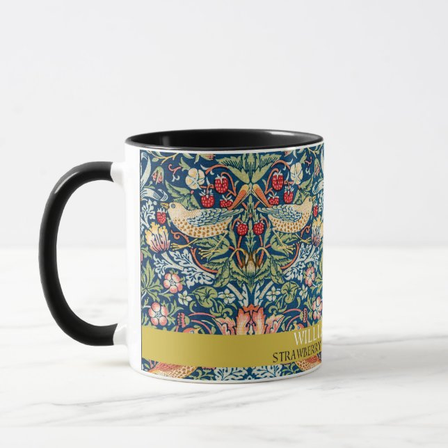 Taza ladrón de fresa - Diseño de William Morris (Izquierda)