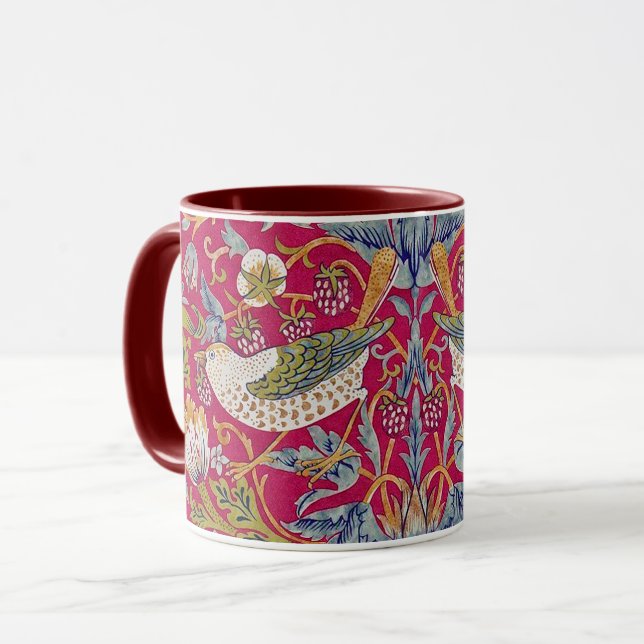 Taza Ladrón de fresa, William Morris (Anverso izquierdo)