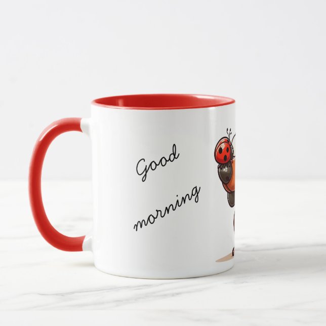 Taza Lady Bug Dachshund (Izquierda)