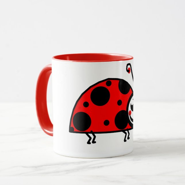 Taza Lady bug mug (Anverso izquierdo)