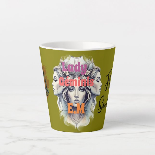 Taza Lady Géminis – Energía dual (Anverso)