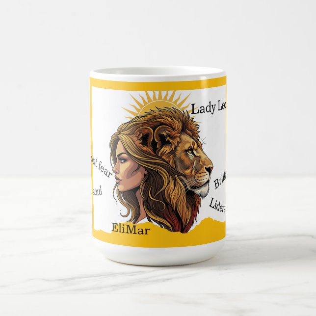 Taza Lady Leo León Zodíaco (Centro)