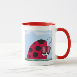 Taza Ladybug gracioso y eufórico