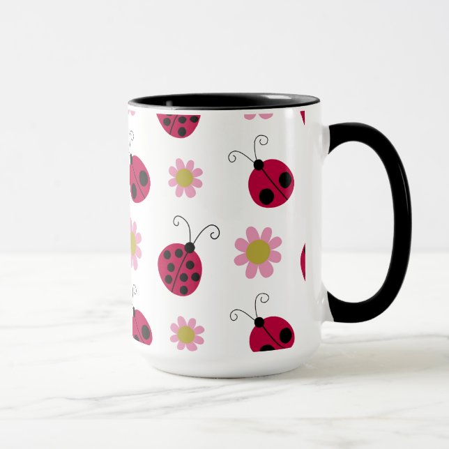 Taza Ladybugs and Flowers (Derecha)