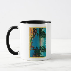 Taza Lago Big Bear desde el West End