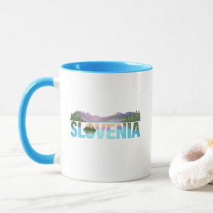 Taza Lago Bled Eslovenia Europa