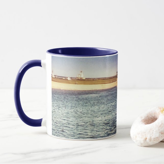 Taza Lago Hut Traveling Mug (Con donut)