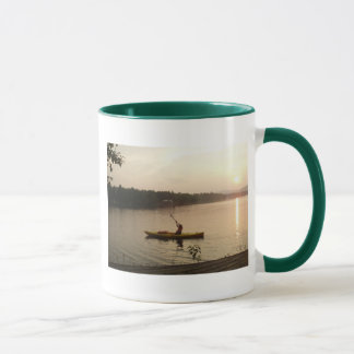 Taza LAGO indio, PUESTA DEL SOL de NY