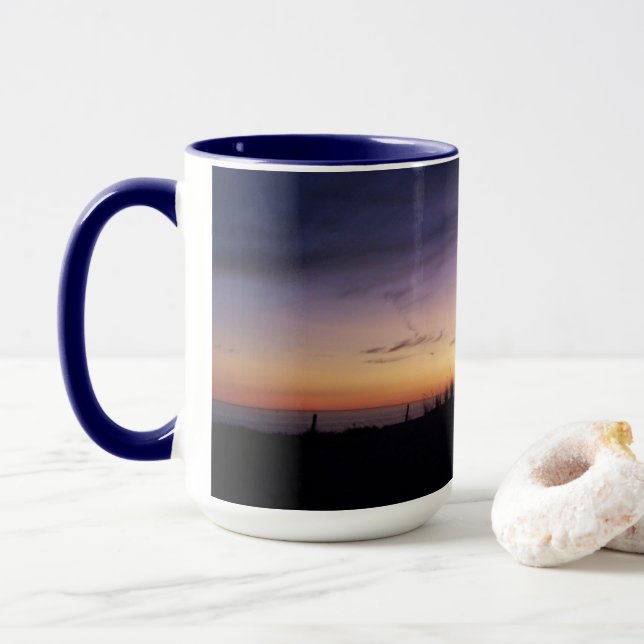 Taza Lago Michigan Sunset (Con donut)
