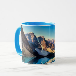 Taza Lago Moraine, Canadá,