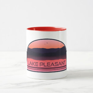 Taza Lago Pleasant Arizona Red Sunrise