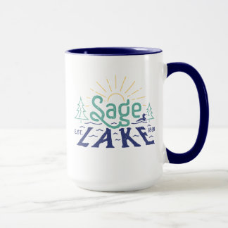 Taza Lago Retro Sage 15oz Mug