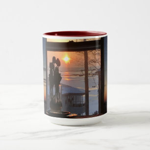 Taza Lago Sunrise, Tulips y Frozen