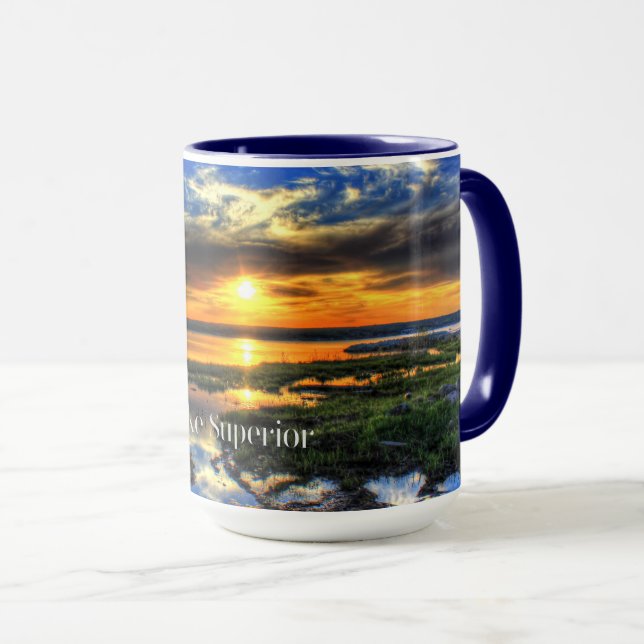 Taza Lago Superior Sunset (Anverso derecho)