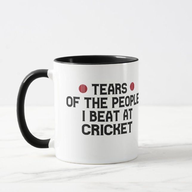 Taza Lágrimas De La Gente A La Que Golpeo En Cricket Gr (Izquierda)