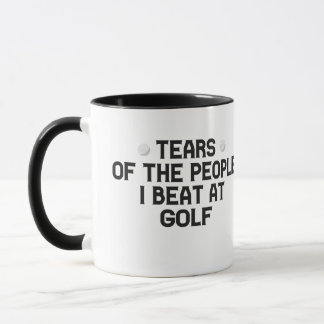 Taza Lágrimas De La Gente A La Que Golpeo En Golf Funny