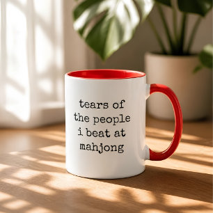 Taza Lágrimas de la gente que derroto en el juego de Ma