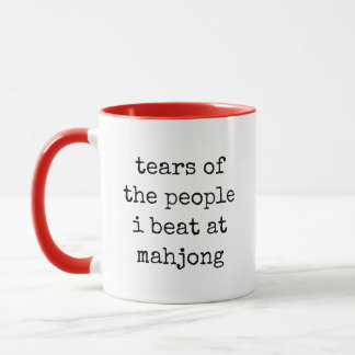 Taza Lágrimas de la gente que derroto en el juego de Ma