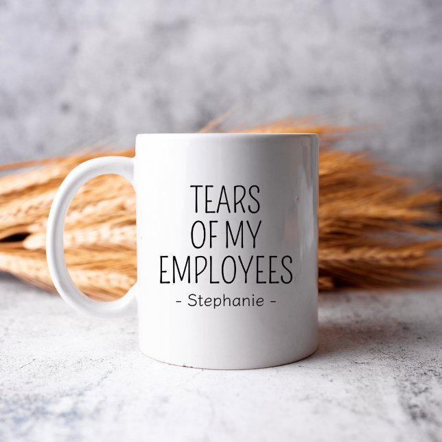 Taza Lágrimas de mi compañero de trabajo en la oficina  (Subido por el creador)