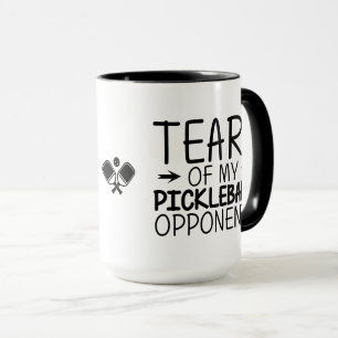 Taza Lágrimas de mi Pickleball Divertido mínimo de Pick