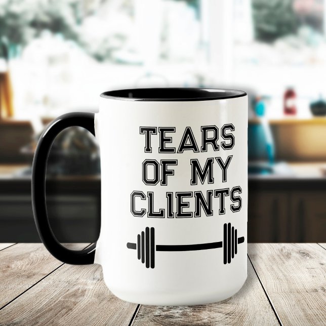 Taza Lágrimas De Mis Clientes Trainer Personal Gift Fit (Subido por el creador)