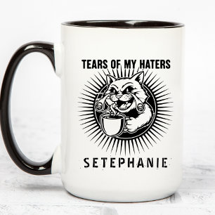 Taza Lágrimas De Mis Detractores, Taza Gatos Diver