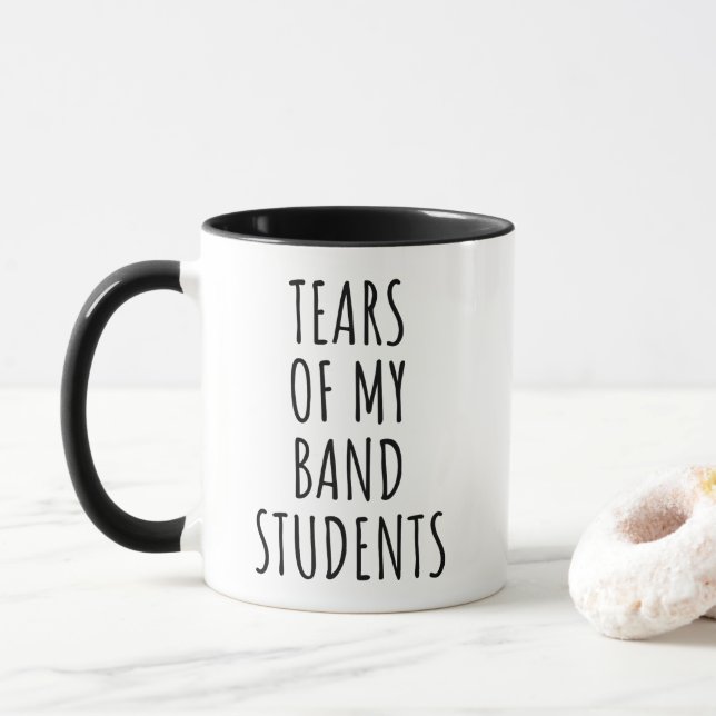Taza Lágrimas De Mis Estudiantes De Banda Profesor Dive (Con donut)