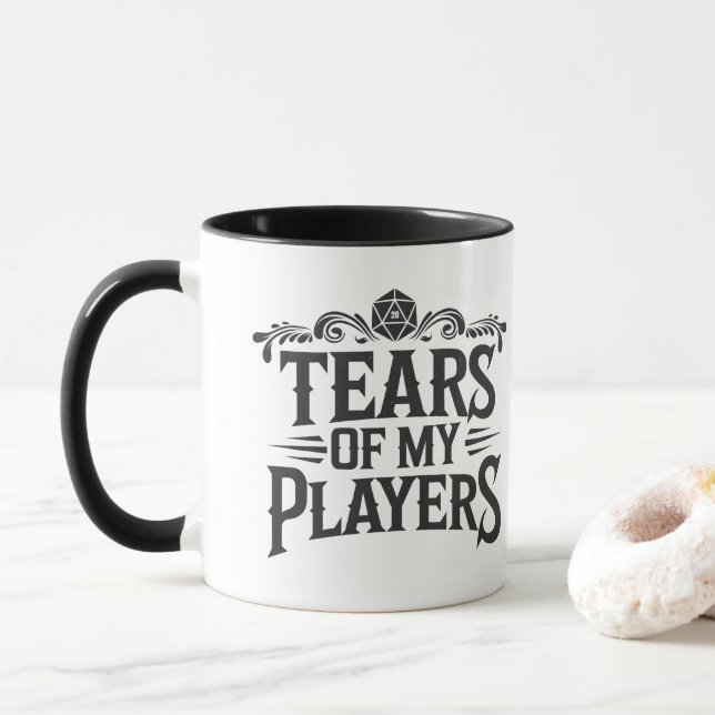 Taza Lágrimas de mis jugadores (Con donut)