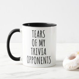 Taza Lágrimas De Mis Oponentes De Trivia